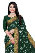 Women's Cotton Bandhani with traditional ethnic design bandhani saree